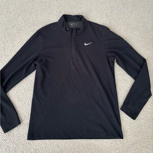 Nike black quarter zip Pullover
